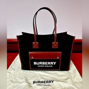 Burberry Medium E-Canvas Tote